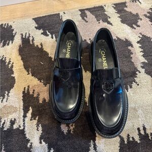 Chanel Black womens Loafers